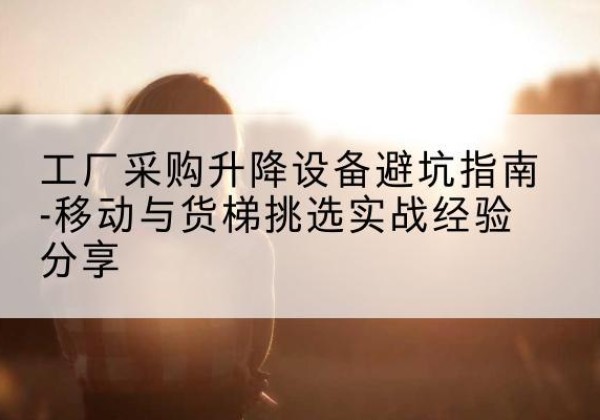 泌阳移动式升降机怎么选-工厂采购升降设备避坑指南-移动与货梯挑选实战经验分享
